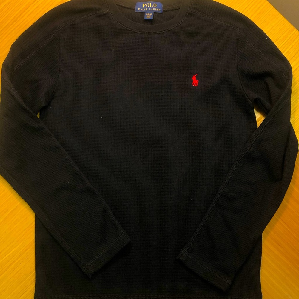 Polo by Ralph Lauren Boys Waffle-knit Shirt